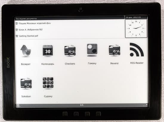 Электронная книга Onyx Boox M92M Perseus с сенсорным экраном E-Ink Pearl 9,7 дюйма