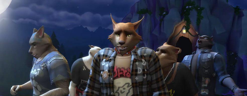 В The Sims 4 добавят оборотней: разработчики показали разнообразных пушистых и боевую сцену