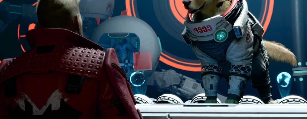 В новом ролике Marvel's Guardians of the Galaxy показали советскую собаку-телепата в скафандре СССР