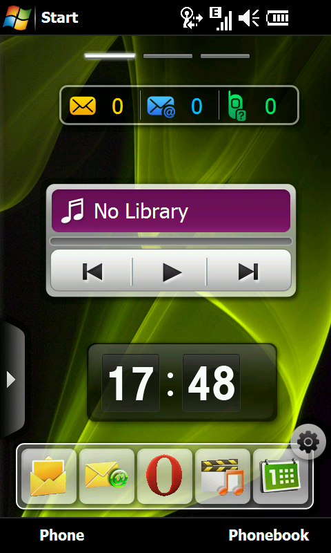 Player, Launcher, Phone status