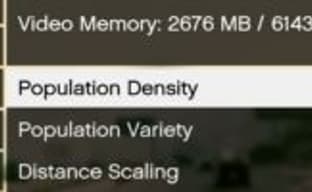 Grand Theft Auto V – меню графических настроек