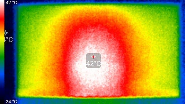 OLED-телевизор Sony Bravia KD-55A1. Нагрев спереди