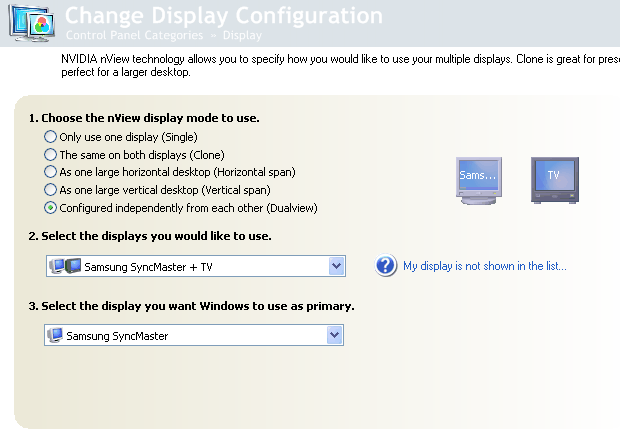 Display Config