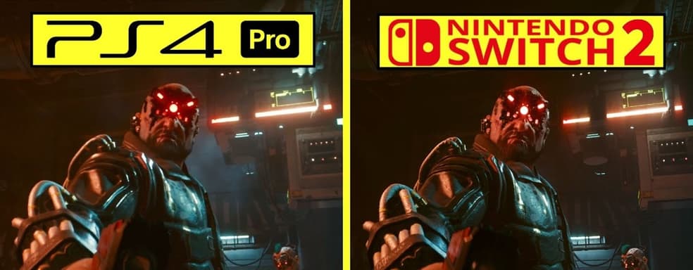 Switch 2 уверенно обошла PS4 Pro в сравнении версий Cyberpunk 2077