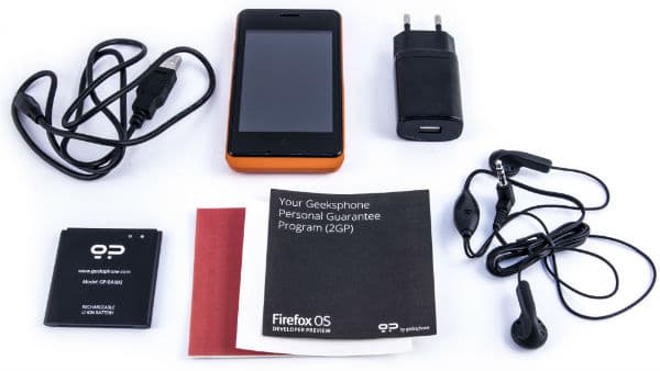 Комплектация смартфона Geeksphone Keon Комплектация смартфона Geeksphone Keon
