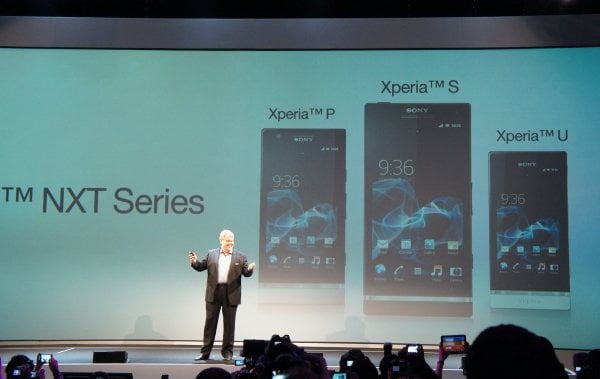 Презентация линейки смартфонов Sony Xperia NXT