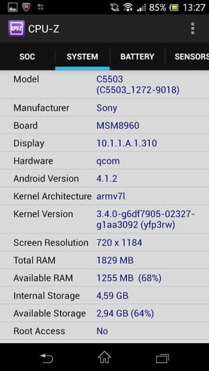 Обзор смартфона Sony Xperia ZR