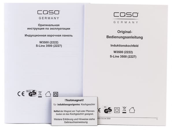 Индукционная плита Caso S-Line 3500