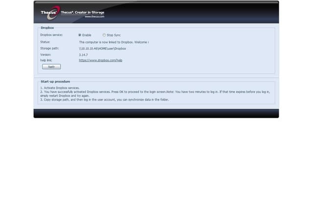 Интерфейс Thecus N2810 Интерфейс Thecus N2810