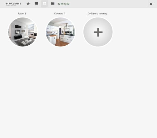 Web-интерфейс программы Z-Way Web-интерфейс программы Z-Way