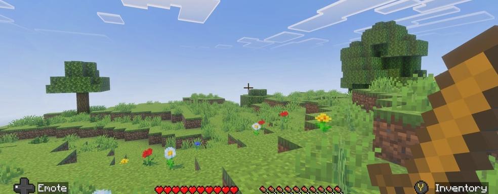 Minecraft получила улучшенную графику. На Xbox есть просадки fps