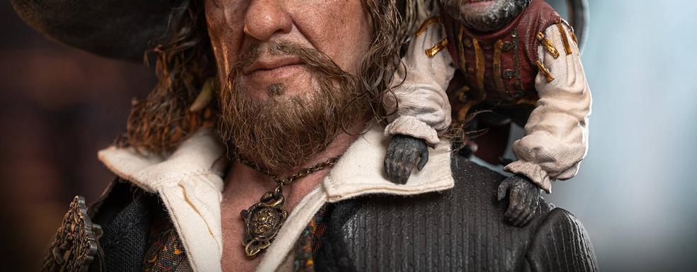 Ekuaz Studio показала фигурку Гектора Барбоссы из киносерии «Пираты Карибского моря»