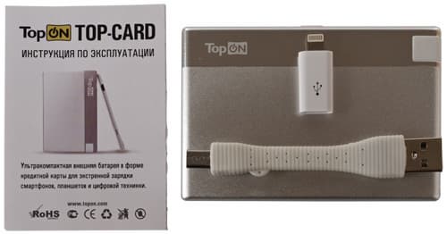 Универсальная внешняя батарея Top-Card