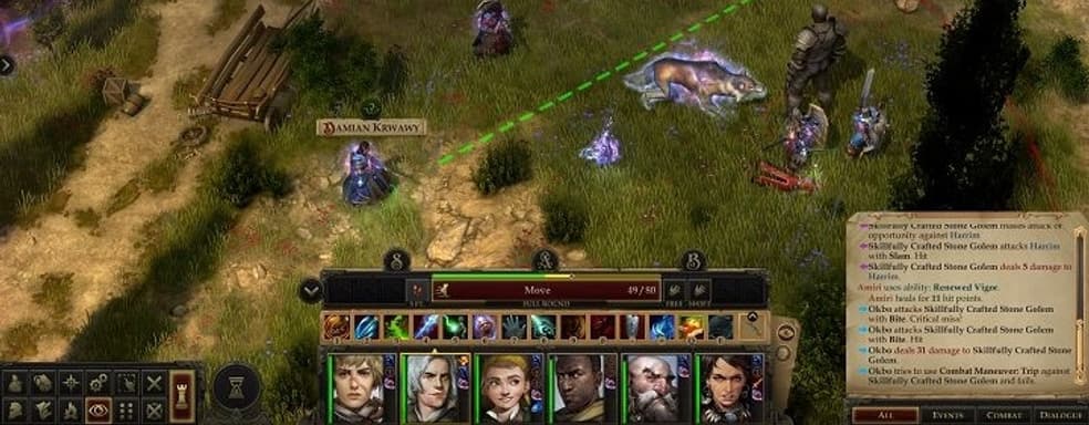 В Pathfinder Kingmaker появились пошаговые бои