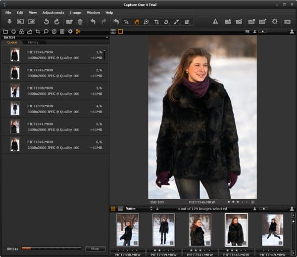 Конвертирование RAW в Capture One 4