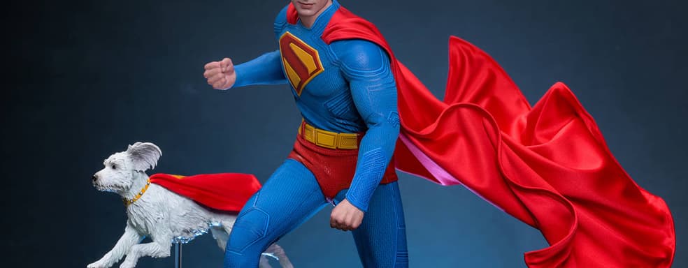 Человека из стали и его суперпёс: Hot Toys открыла предзаказ на набор фигурок «Супермен и Крипто»