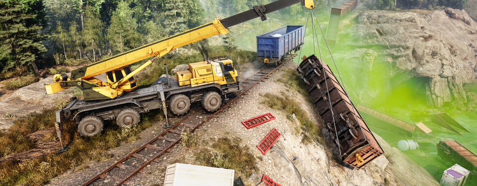 Saber тизерит для RoadCraft дополнение Rebuild Expansion с новыми картами и техникой