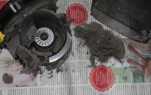 Samsung Powerbot SR20H9050U, тест уборки