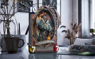 Бывший король Штормграда: HEX Collectibles показала статую Вариана Ринна из игры Hearthstone