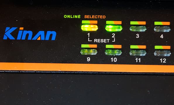 Выдвижная LCD KVM-консоль Kinan XL1716