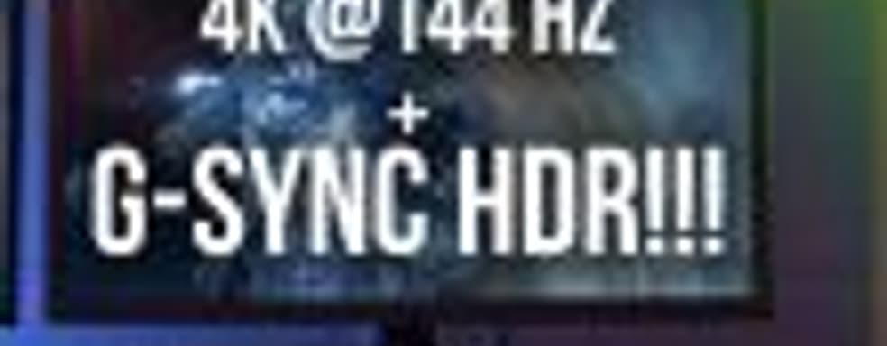 Стоимость игровых 4К-мониторов с поддержкой HDR и G-Sync превышает 3 тысячи долларов