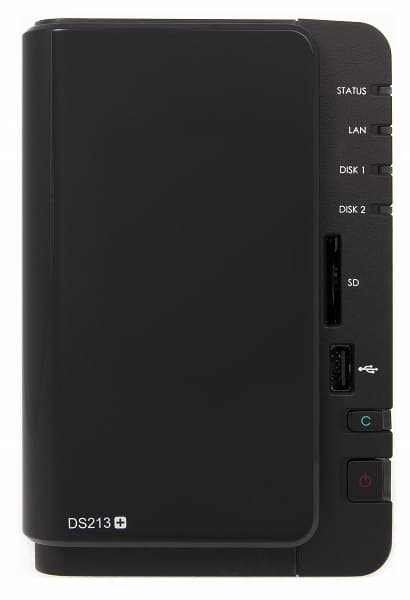 Внешний вид Synology DS213+ Внешний вид Synology DS213+