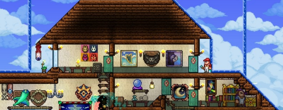 Авторы Terraria представили новое оружие из обновления 1.4.5, создаваемое из слаймов, и дополнительную боевую механику