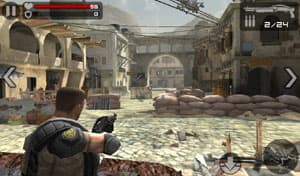 Игра Frontline Commando прекрасно запускается на Megafon SP-A20i Mint с прошивкой 4.0.4