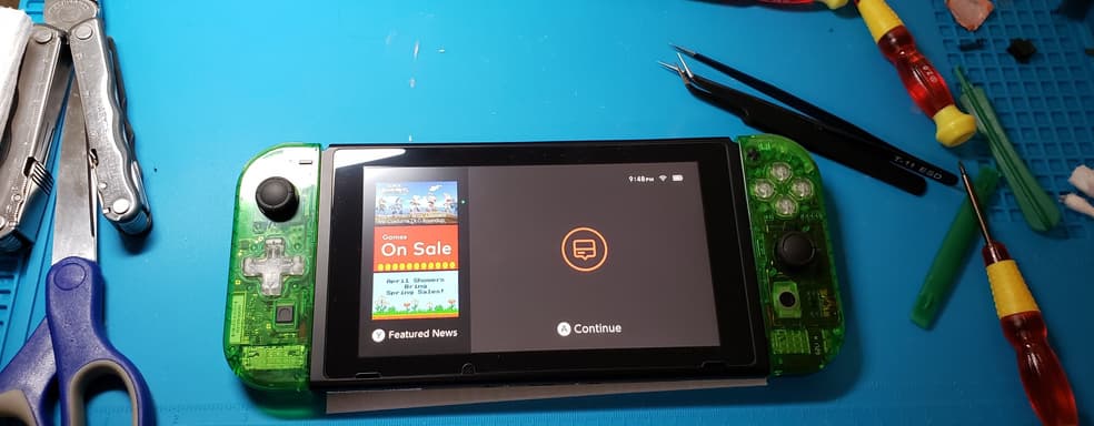 Nintendo Switch может собрать каждый. Консоль состоит из 22 деталей