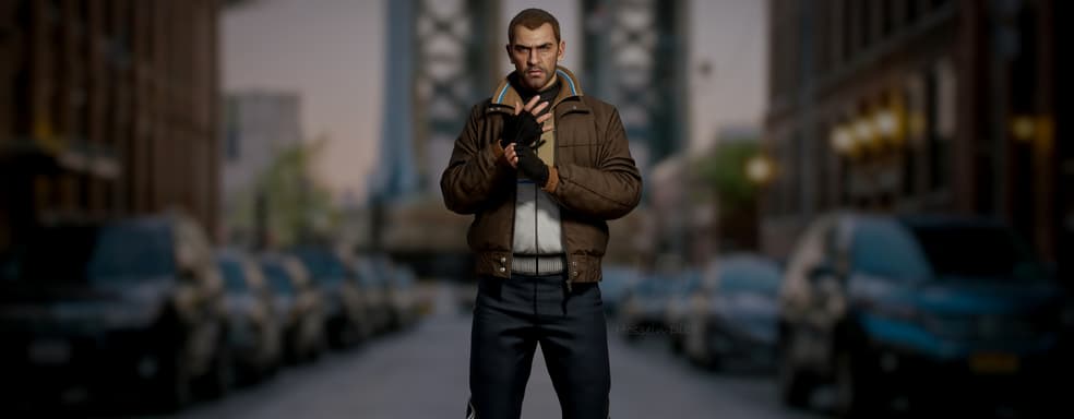 Как бы выглядел Нико Беллик из GTA 4 в современной графике