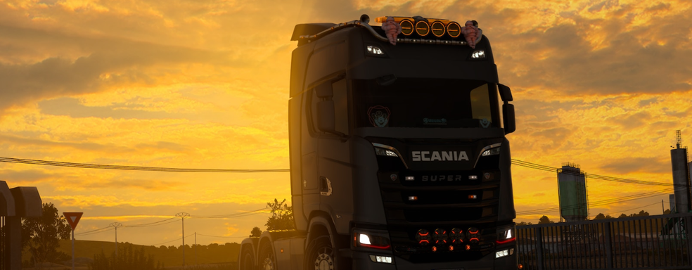 Создатели Euro Truck Simulator 2 посетили фабрику прицепов Kögel: исследование моделей и встреча с фанатом