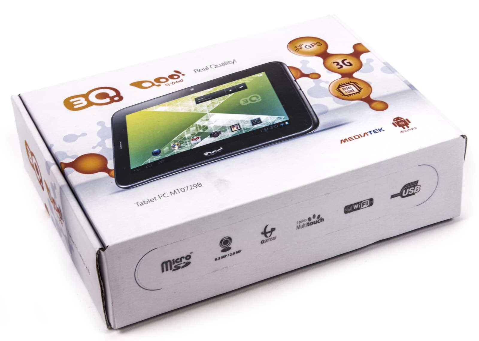 Коробка планшета 3Q Q-Pad MT0729B