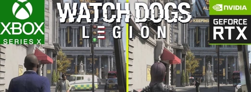 Watch Dogs Legion на первом сравнении трассировки лучей. Xbox Series X vs. GeForce RTX 3080