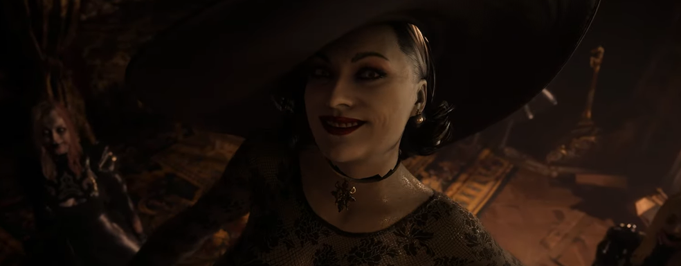 Леди Димитреску из Resident Evil Village нарядили в откровенное кружевное белье