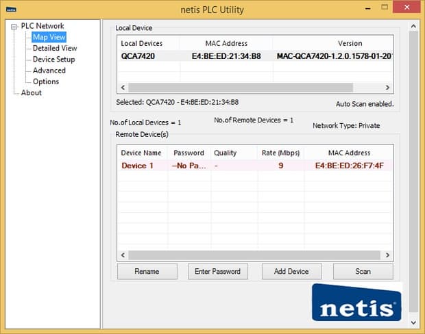 Настройка комплекта Netis PL7622KIT Настройка комплекта Netis PL7622KIT