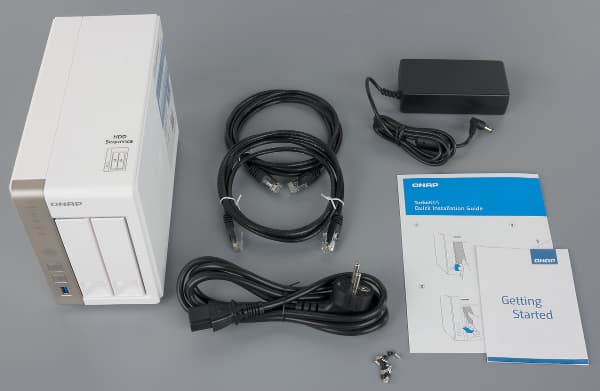 Комплект поставки QNAP TS-251 Комплект поставки QNAP TS-251