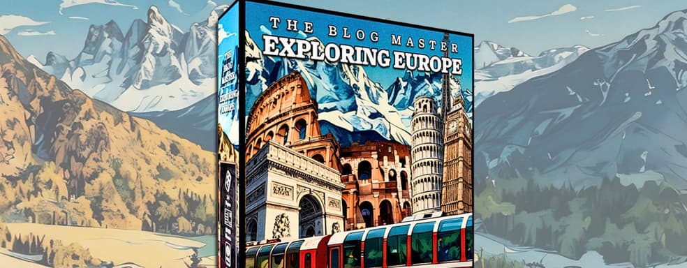 Настольная игра The Blog Master: Exploring Europe превратит геймеров в блогеров