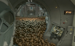 Will the Starfield engine withstand tons of potatoes? Experimenting with Bethesda's game physics