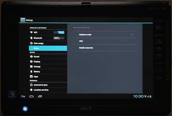 настройки Wi-Fi в Android 4.0