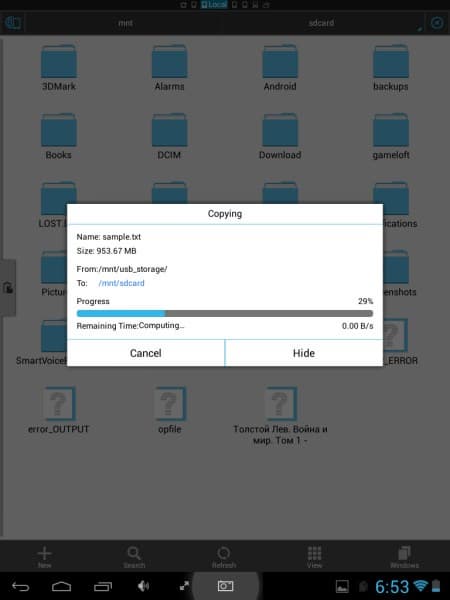 Проблемы с USB OTG у планшета 3Q Glaze RC7804F