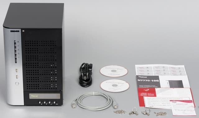Комплект поставки сетевого накопителя Thecus N7770-10G Комплект поставки сетевого накопителя Thecus N7770-10G