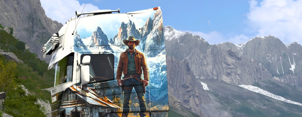 Дальнобойщик собрал в кабине ПК и теперь может доставлять грузы в Euro Truck, пока развозит грузы в реальности