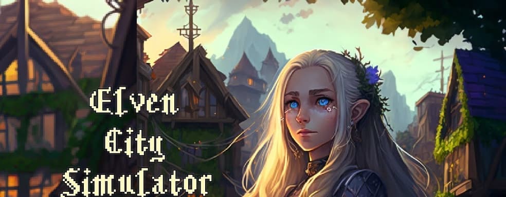Завтра выйдет Elven City Simulator от российских разработчиков. Доступна демоверсия в Steam