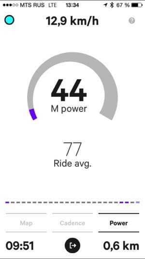 Скриншот приложения Moov Cycle