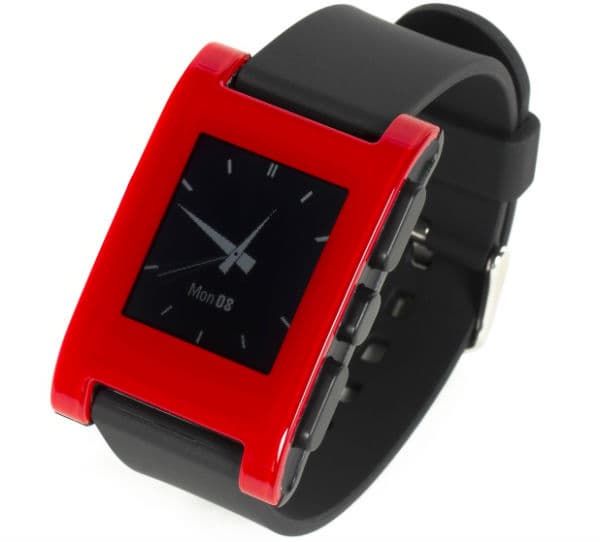 Передняя сторона умных часов Pebble Передняя сторона умных часов Pebble