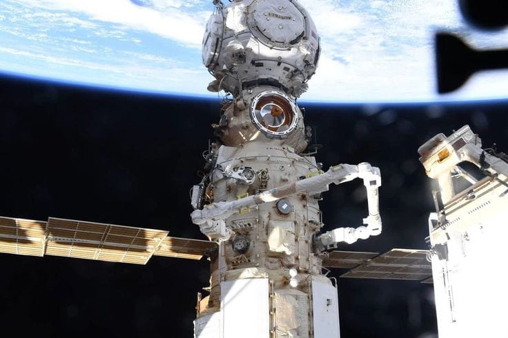 According to preliminary data, the ISS's orbit height increased by 900 meters.