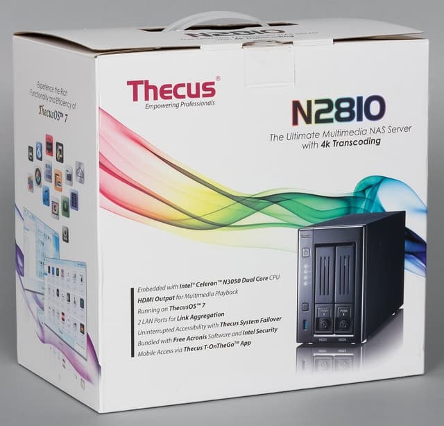 Упаковка Thecus N2810 Упаковка Thecus N2810