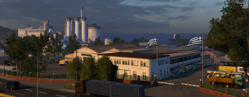 Афины в Euro Truck Simulator 2: новые скриншоты дополнения про Грецию