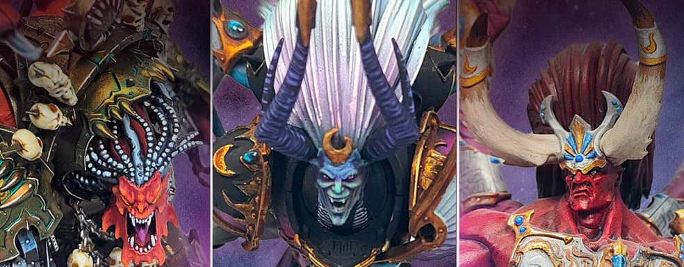 Встреча с демон-принцами: художник Алехандро Манкузо разукрасил миниатюры примархов Хаоса из Warhammer 40,000