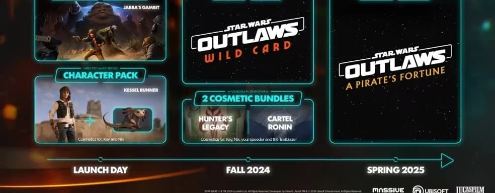 Вместе с релизом в Steam появится первое дополнение Star Wars: Outlaws